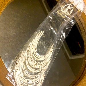 Fashion necklace with earrings.